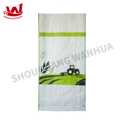 गुणवत्ता बीओपीपी फिल्म लेपित रंग मुद्रित पीपी बुना हुआ उर्वरक बैग / बुना हुआ बैग बैग फैक्टरी